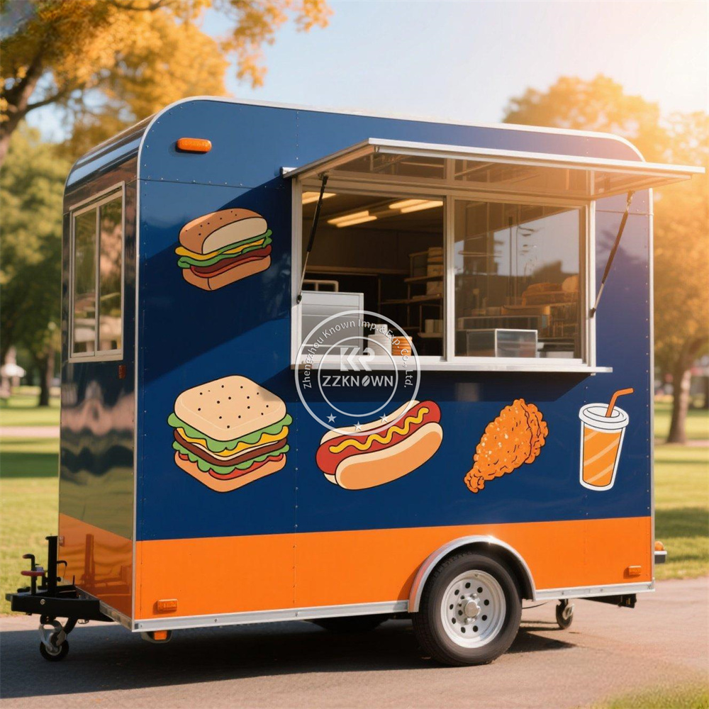 USA Standard Fast Food Truck P - Hot Dog Vending Cart ulasan dan harga